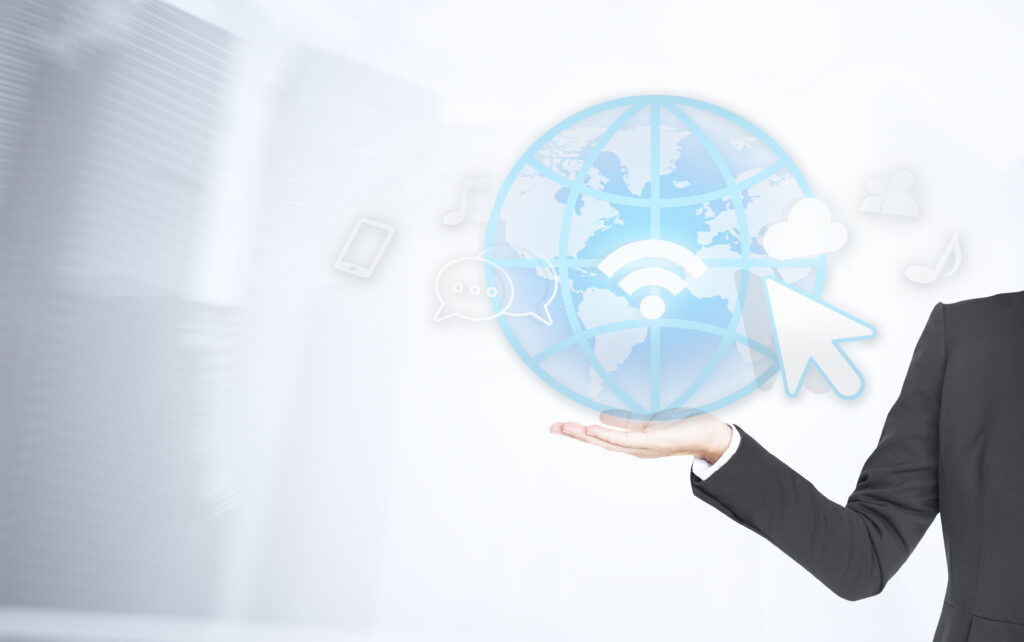 The world of Digital Marketing dm globe